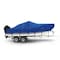 Eevelle Boat Cover V HULL FISHING Center Console, High Bow Rails, Outboard 19ft 6in L 96in W Royal SFVCCR1996B-RYL - alternate 1